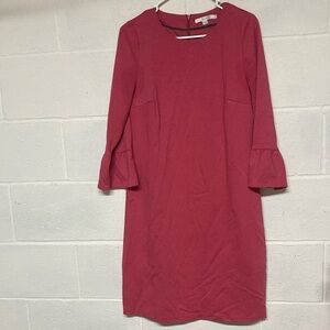 Boden Bell Sleeve Pink Women's Dress